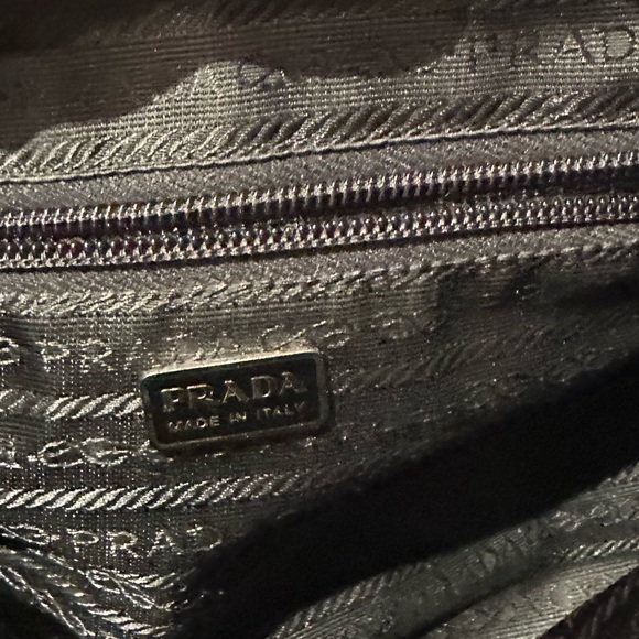 PRADA Vintage Black Leather Satchel Log Bag - Picture 3 of 11